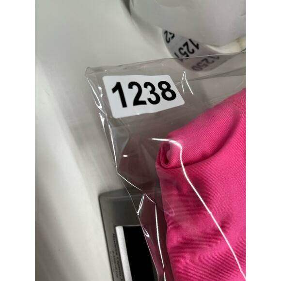 Tail Skort Small Pleated Zip Pocket Neon Pink Black Mini Tennis Prep Athletic - Picture 16 of 16